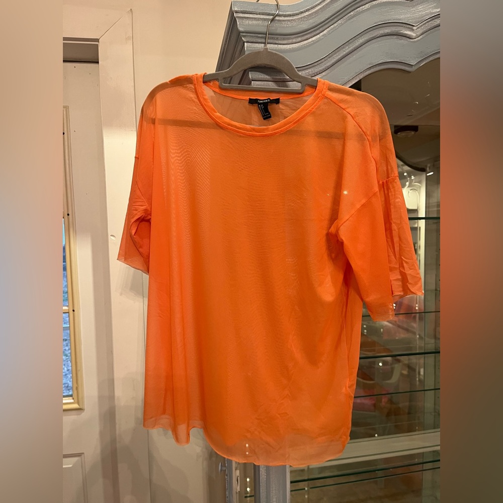 F21 mesh party top
